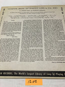 Pal Joey Original  Cast Recording Vinyl LP Album