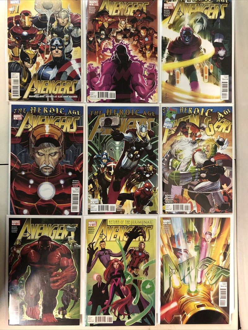 The Avengers (2010) Complete Set # 1-34 & Annual # 1 (VF/NM) Marvel Comics