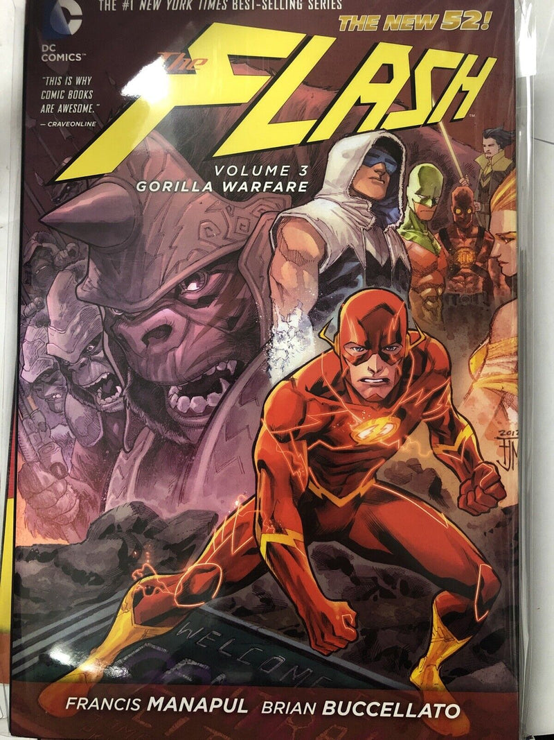 The Flash Vol.3:  Gorilla Welfare (2014) Dc Comics TPB HC Francis Manapul