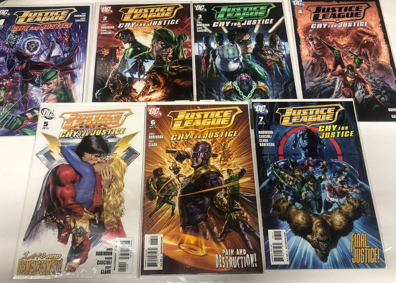 Justice League Cry For Justice (2009) Set Issue