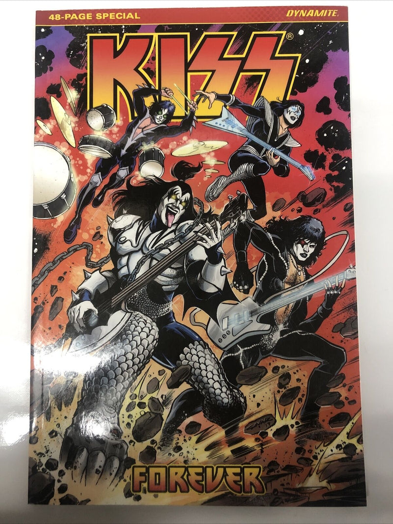 KISS : FOREVER (2017) TPB 48 Page Special Dynamite Entertainment • Burnham