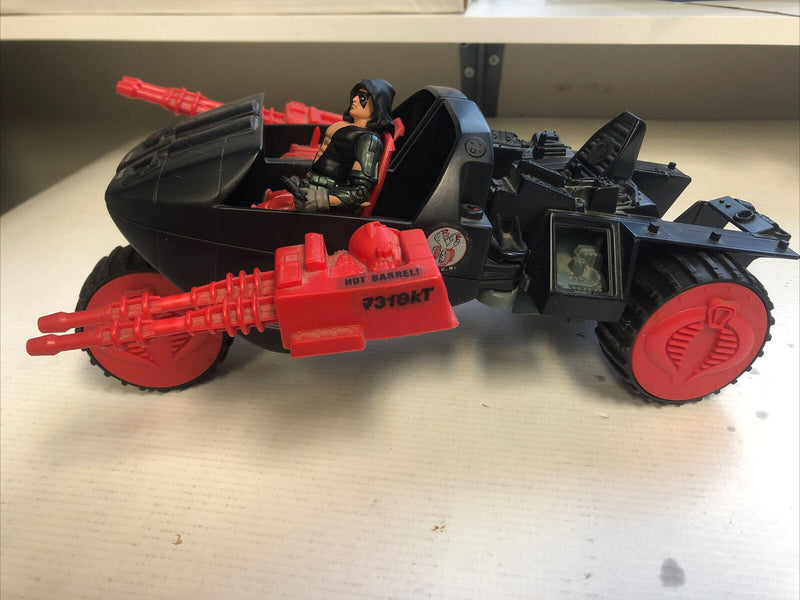 G.I. Joe Cobra Stun Vehicle 1986 ARAH Hasbro Vintage Army Tank Incomplete