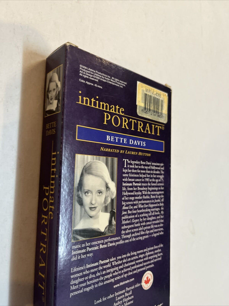 Intimate Portrait Betty Davis (VHS 1996) Lifetime Home | Narrated  Lauren Hutton