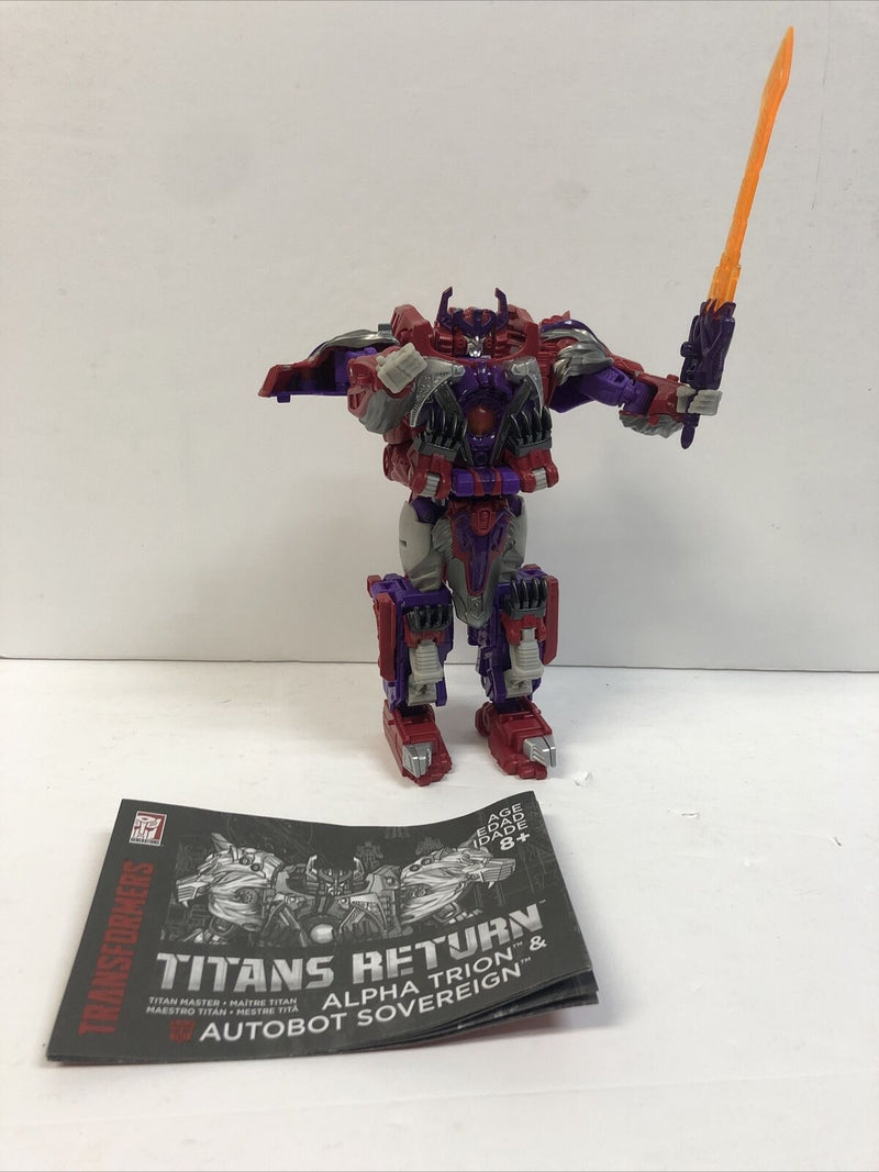 Transformers Titans return Autobot Alpha Trion & Sovereign (2015) Complete Mint