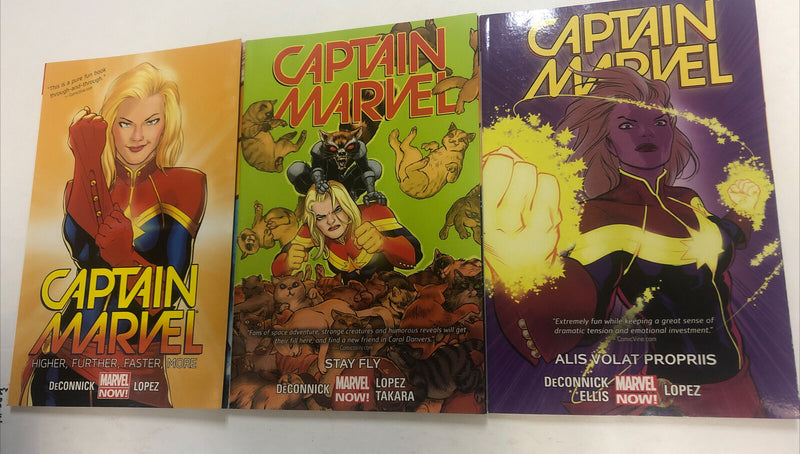 Captain Marvel Vol.1-3 (2014) Marvel TPB SC David Lopez