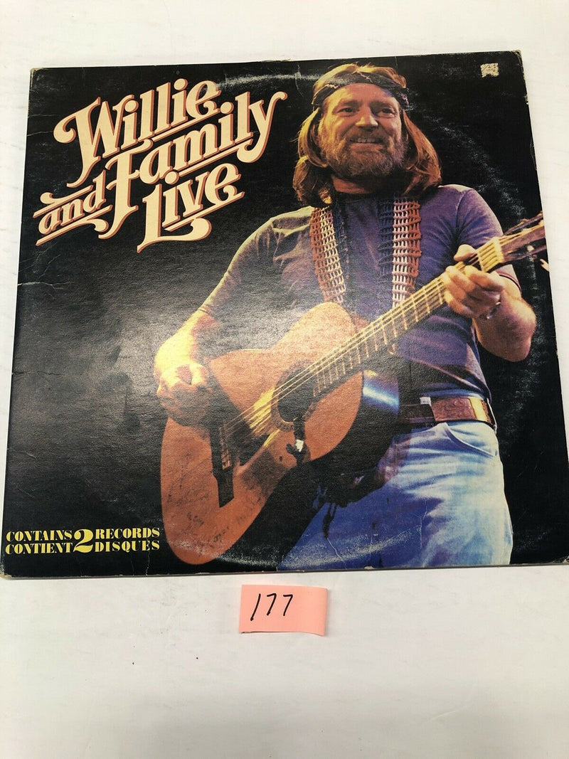 Willie Nelson Willie And Family Live Double Vinyl LP Album