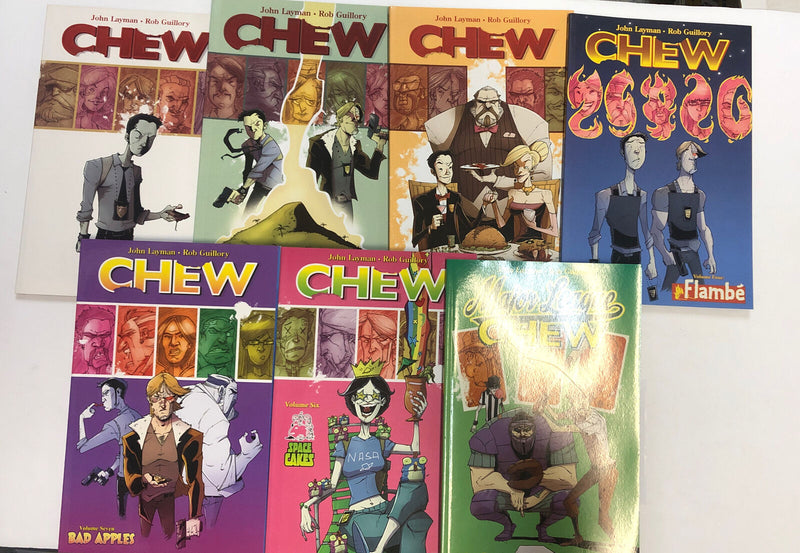Chew volume 1-7 TPB (2013) Image John Layman