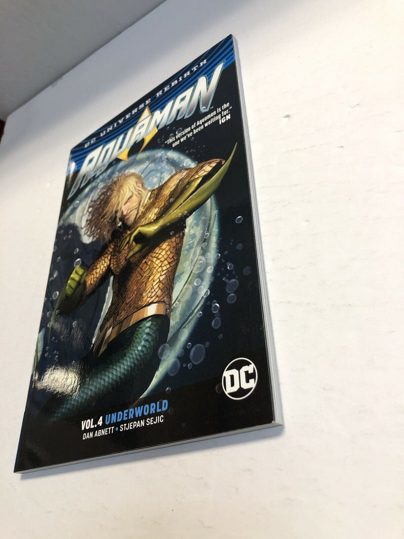 Aquaman Vol.4: Underworld (rebirth) Paperback (2018) (NM) Dan Abnett