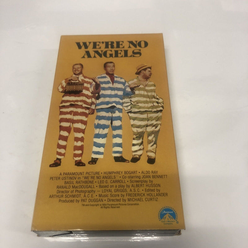 We’re No Angels (2005) VHS • Paramount Picture • Humphrey Bogart • Aldo Ray