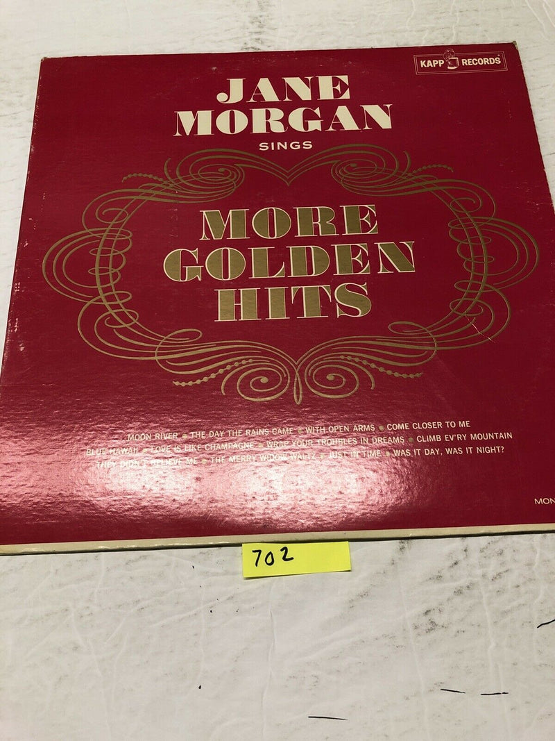 Jane Morgan Sings More Golden Hits  Vinyl  LP Album