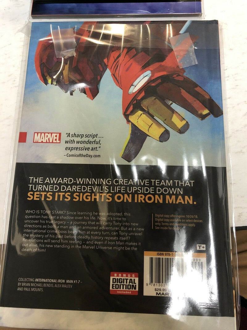 International Iron Man (2016) Marvel TPB HC Brian Michael Bendis