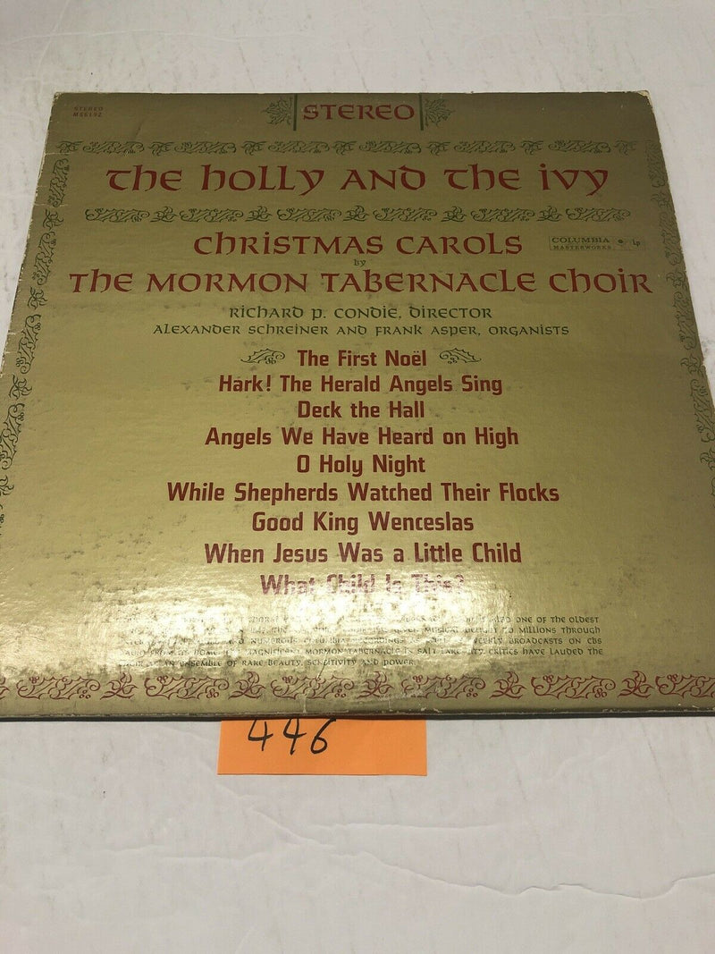 The Holly And The Ivy Christmas Carols With Mormon Tabernacle Vinyl LP Album