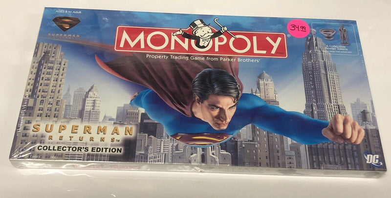 Superman Returns Monopoly (2006) Collector’s Edition • Vintage • Board Game