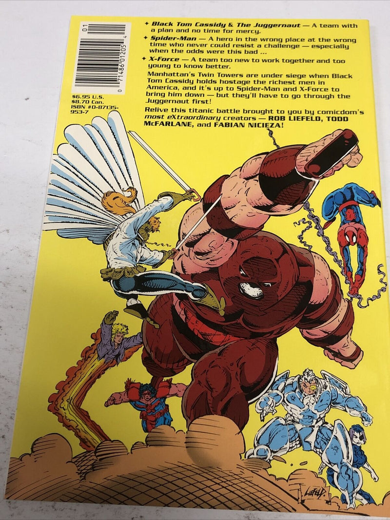 X-force And Spider-Man Sabotage (1991) Marvel TPB SC Liefeld