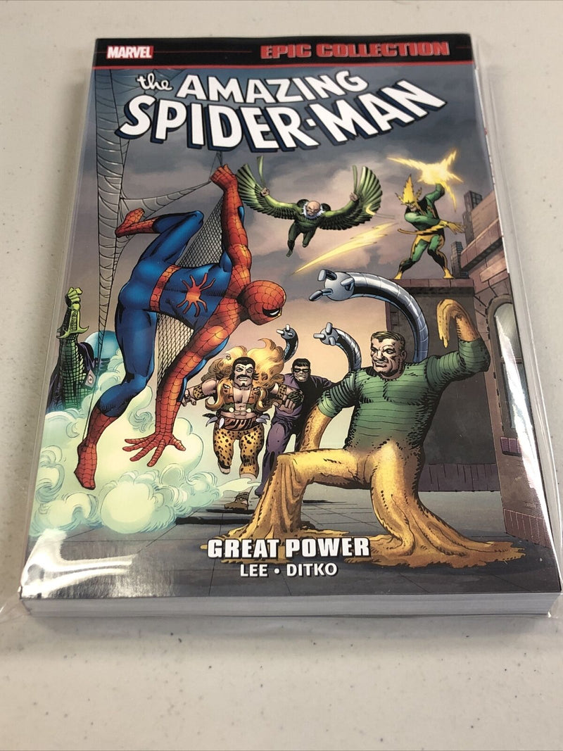 Epic Collection The Amazing Spider-Man Great Power (2022) Marvel TPB SC Lee