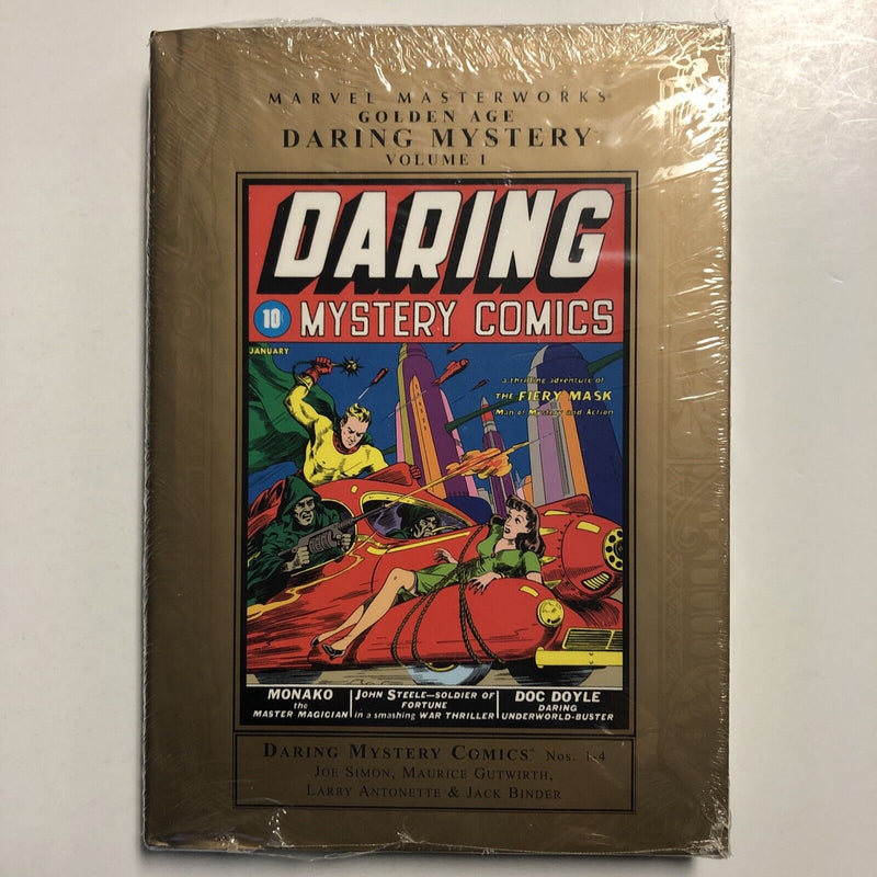 Golden Age Daring Mystery Comics Volume 1| Marvel Masterworks (2005) HC -sealed