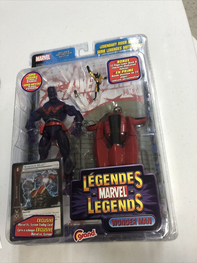 Marvel Legends 6 Inch Action Figure Legendary Riders Series - Ionic Wonder Man