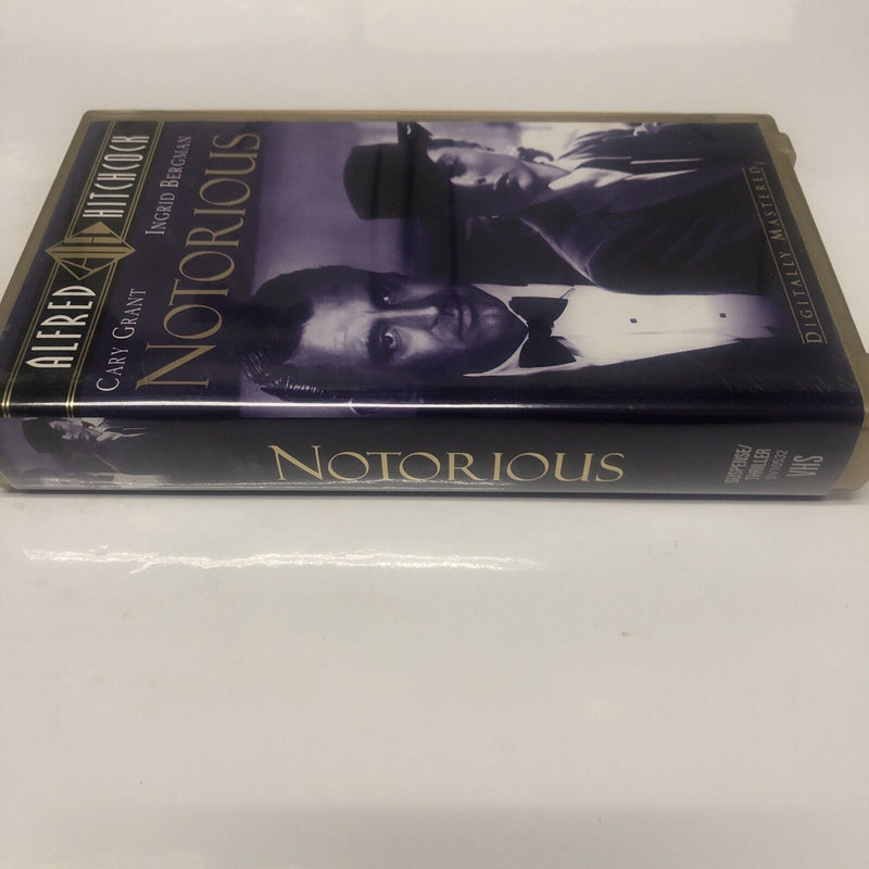 Notorious (1998) VHS • Cary Grand • Ingrid Bergman • Anchor Bay•Alfred Hitchcock