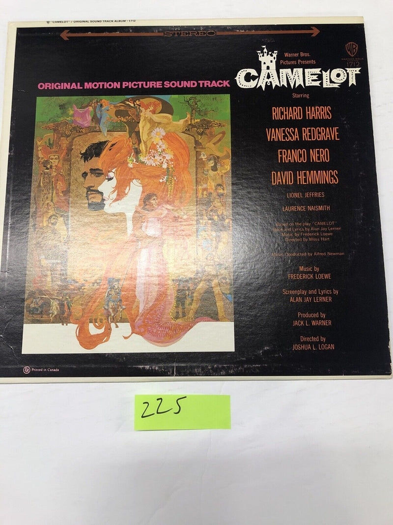 Camelot Original Soundtrack Vinyl LP Album