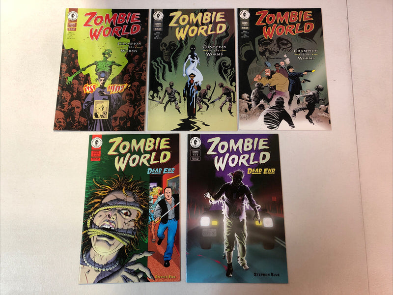 Zombie World Champion Of The Worms #1 2 3 + Dead End #1 & 2 VF/NM Complete Sets