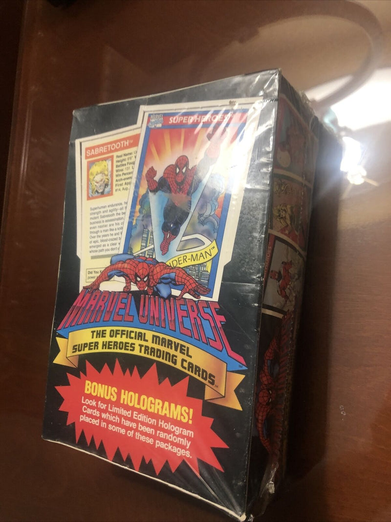 1990 Impel Marvel Universe Series 1 Trading Cards  | Factory Sealed Box!