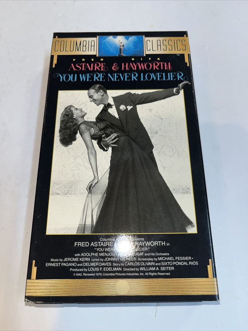 You Were Never Lovelier (VHS, 1992) Fred Astaire • Rita Hayworth | Columbia