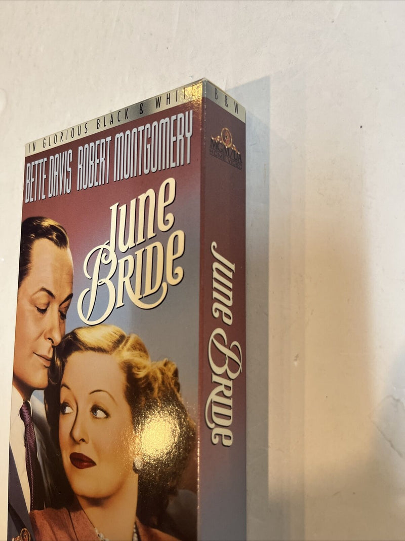 June Bride (VHS, 1992) Bette Dsvis • Robert Montgomery | MGM/UA
