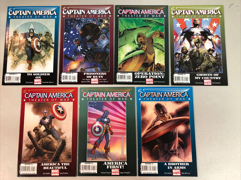 Captain America Theatre Of War (2009) (VF/NM) Complete Set 7 one-shots