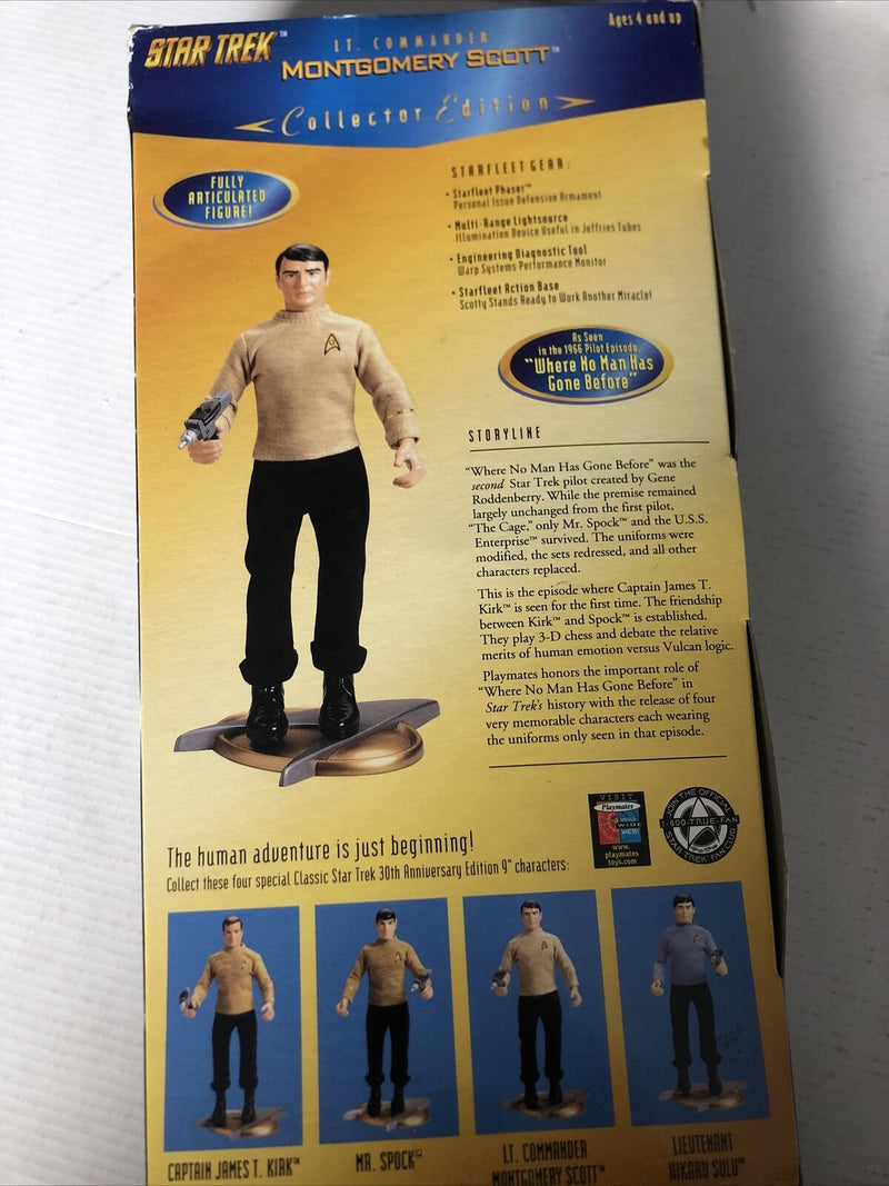 1996 Playmates Star Trek Collector Edition Montgomery Scott 9" Action Figure