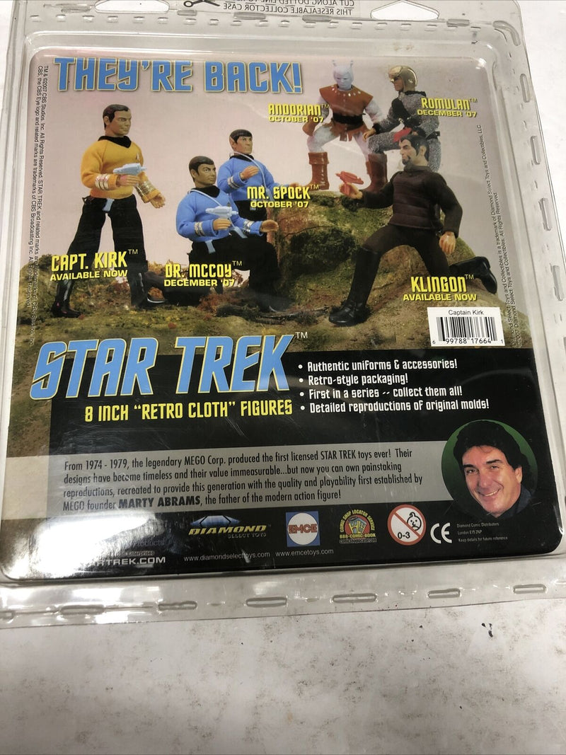 Diamond Select Toys Star Trek 8" Retro Cloth Captain Kirk Action Figure