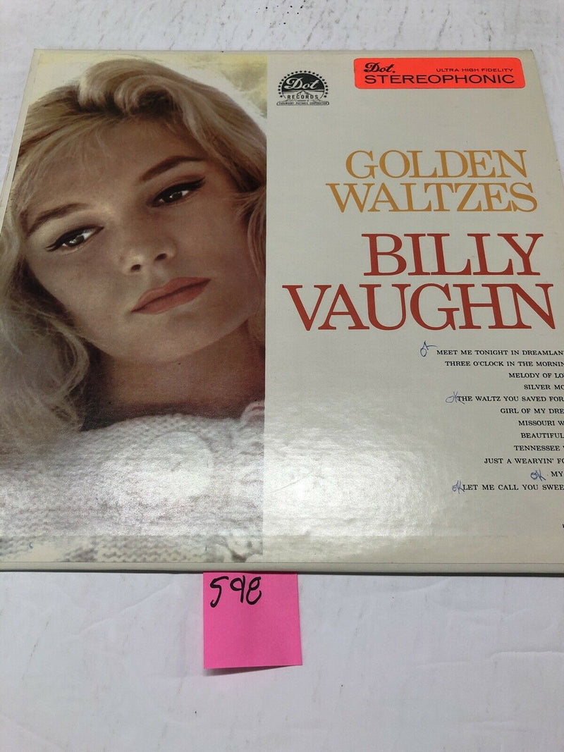 Billy Vaughn Golden Waltzes Vinyl LP Album