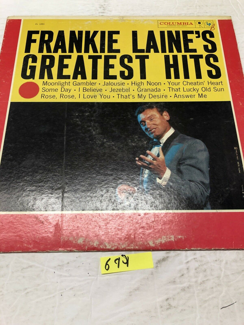 Frankie Laine's Greatest Hits Vinyl  LP Album
