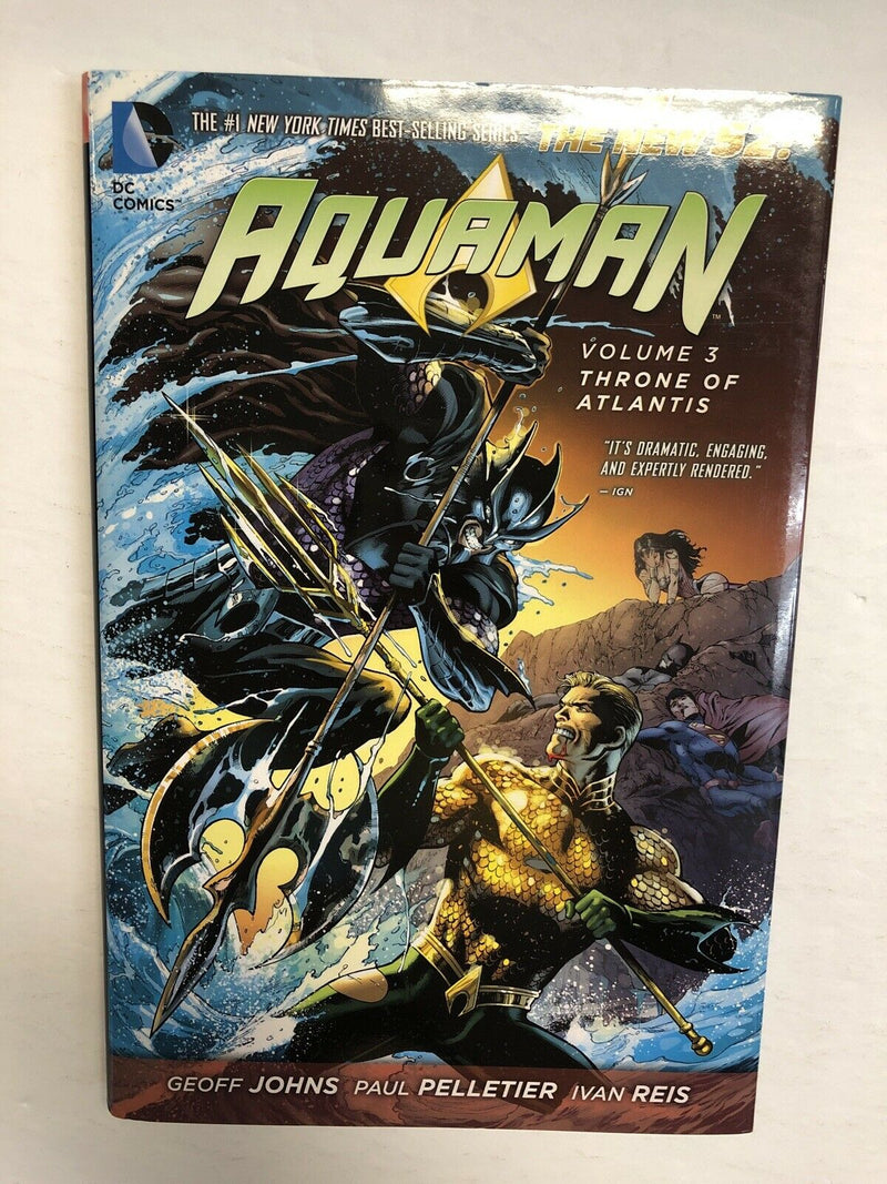 Aquaman Vol.3: Throne Of Atlantis (the New 52) Hardcover (2014) (NM) Geoff Johns