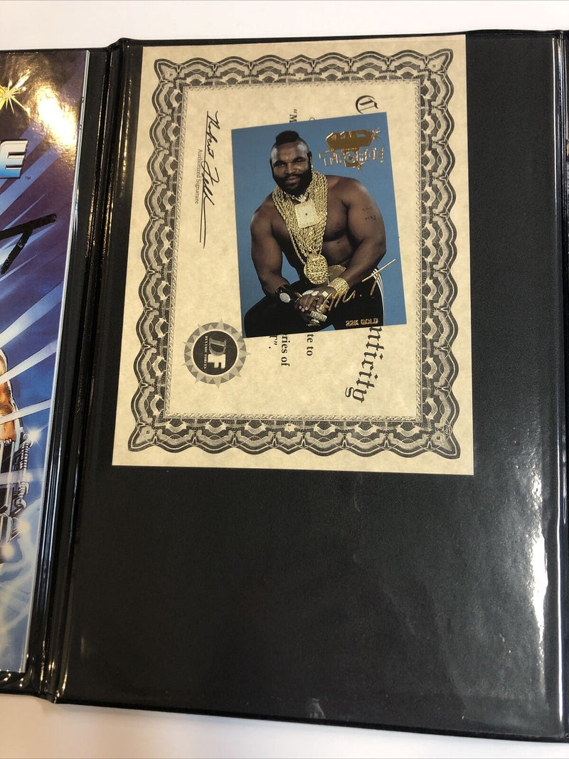 Signed Mr. T & T-Force w/Card w/Certificate Of Authenticity (1993)