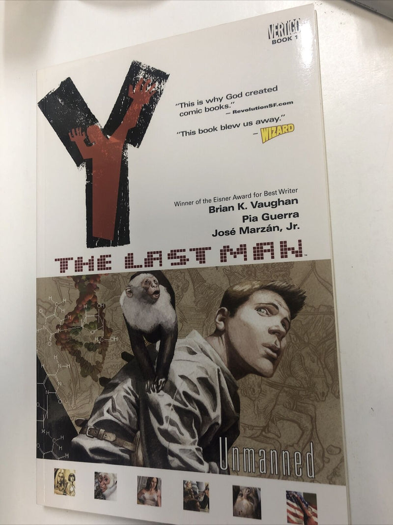 Y The Last Man Unmanned (2003) Vertigo TPB SC Brian Vaughan