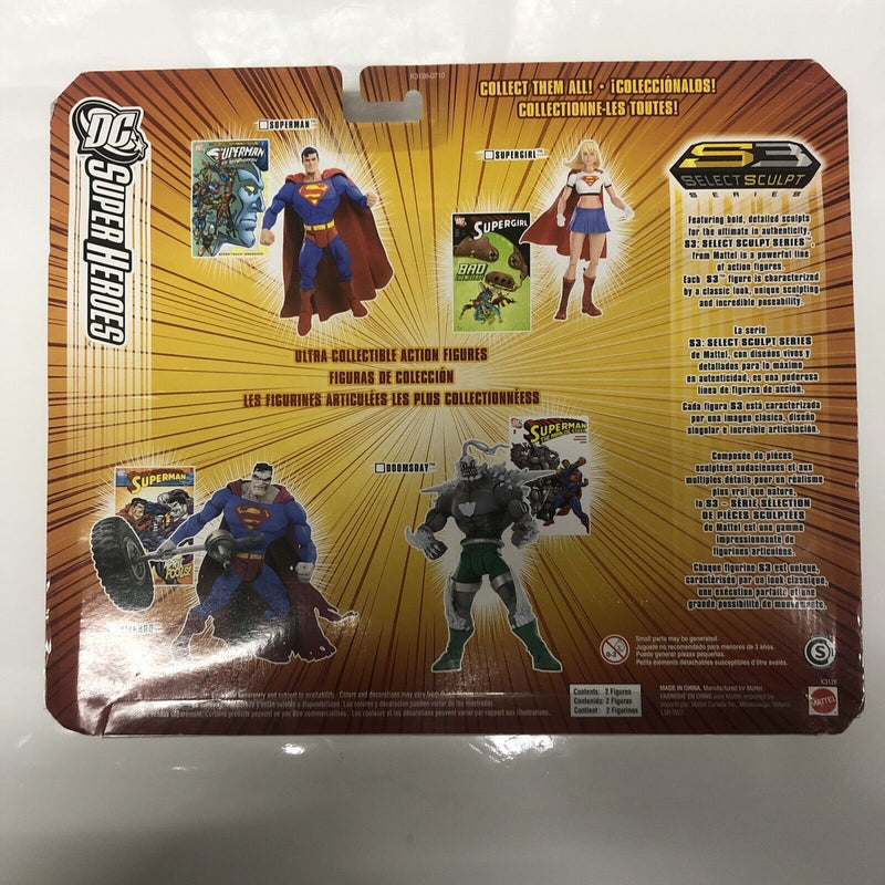 Clark Kent & Superman Figures (2006) Mattel • Select Sculpt • DC Superheroes