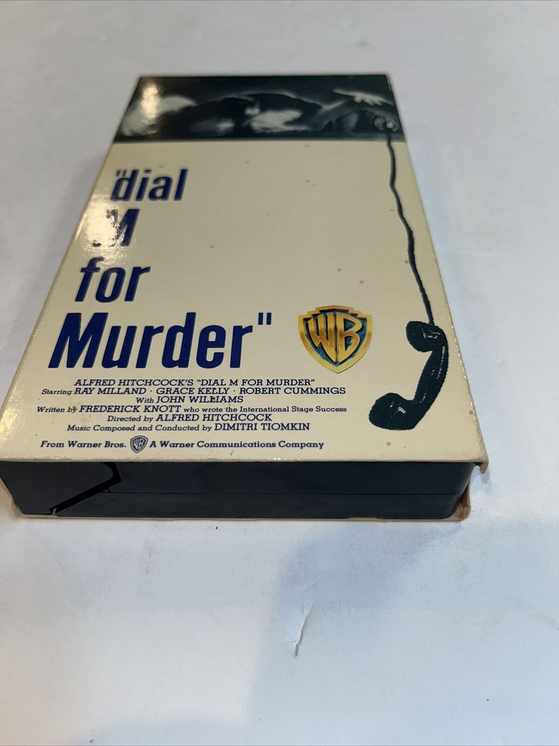 Dial M for Murder (VHS) Alfred Hitchcock • Ray Milland • Grace Kelly | Warner
