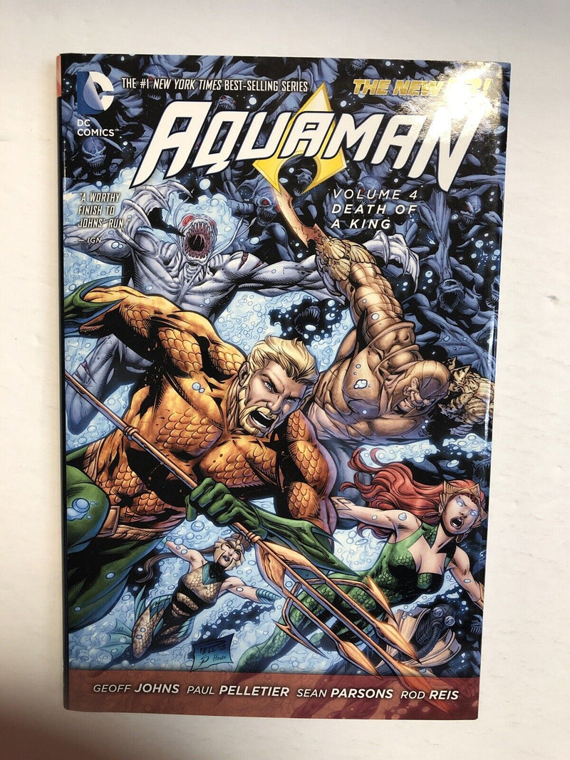 Aquaman Vol.4: Death Of A King (the New 52) Hardcover (2014) (NM) Geoff Johns