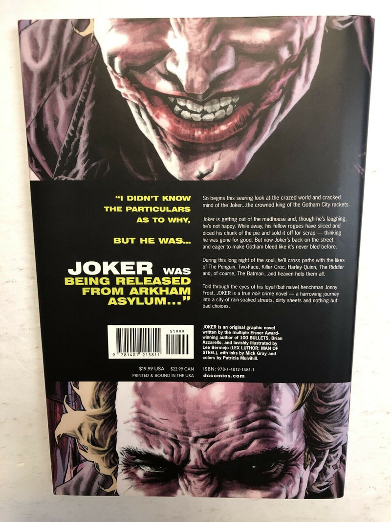 Joker By Brian Azzarello  | Hardcover HC (NM)(2008) Lee Bermejo