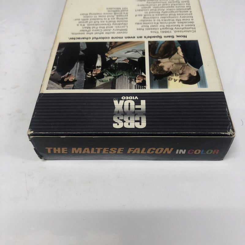 The Maltese Falcon (1986) VHS • Hi-Fi Stereo • In Color •Humphrey Bogart • Astor