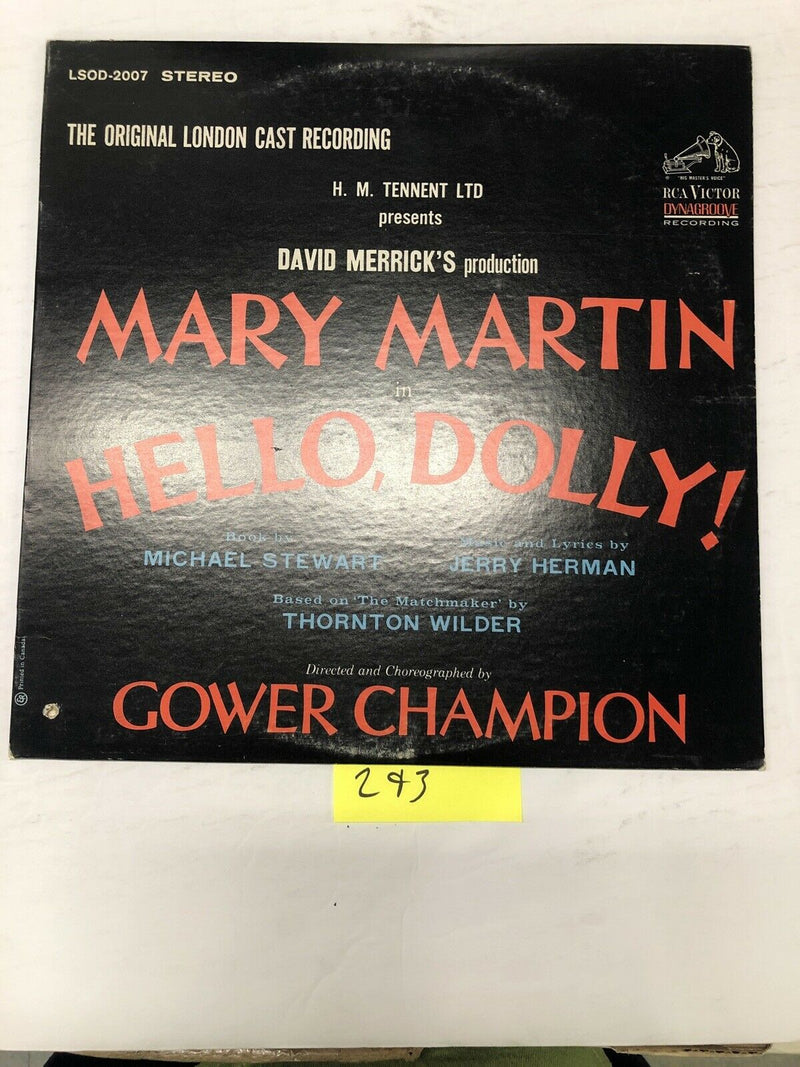 Hello Dolly Original London Cast Recording  Vinyl  LP Album