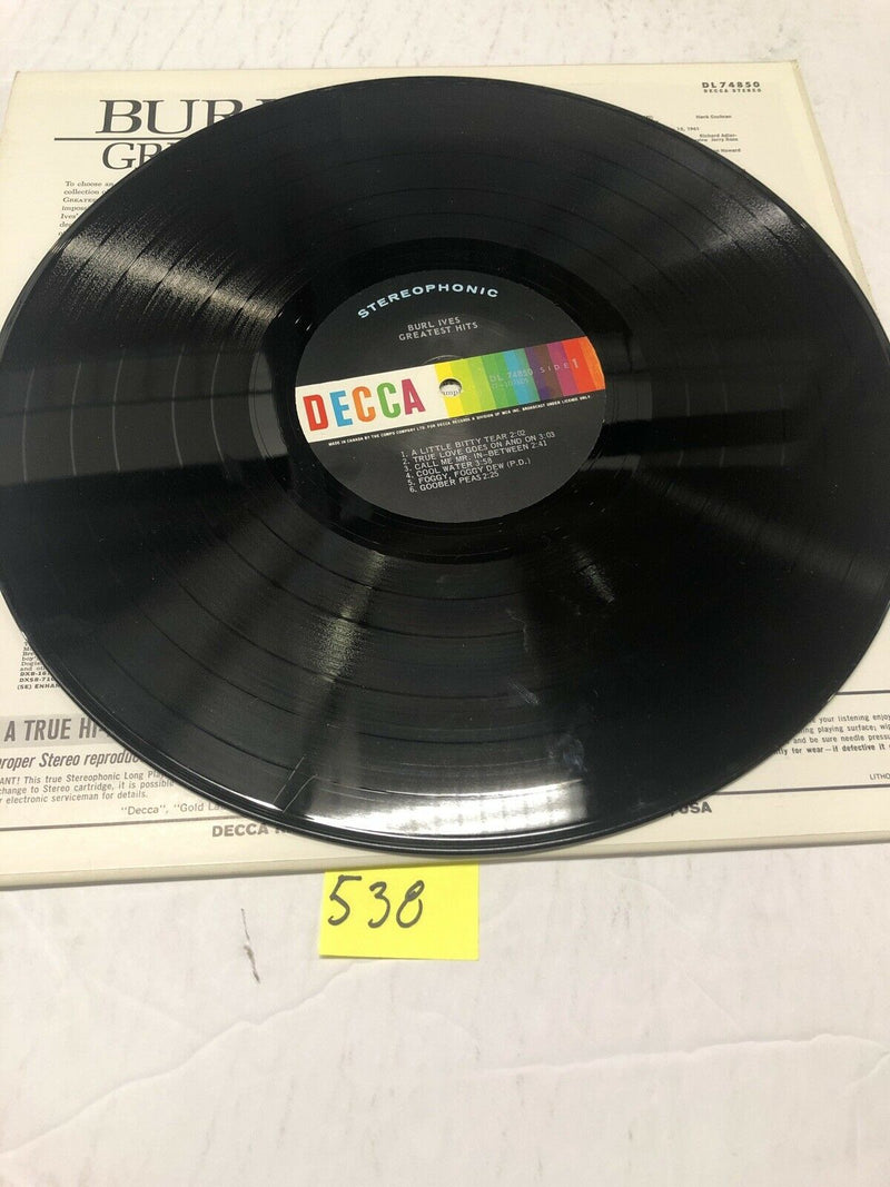 Burl Ives Greatest Hits  Vinyl LP Albums