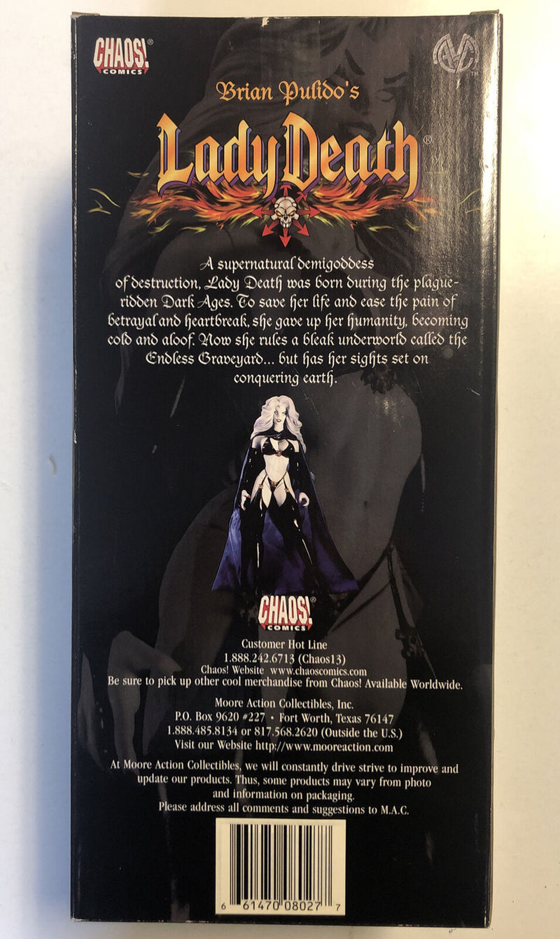 Lady Death (1998) Brian Pulido’s | 12”|Chaos Comics | Moore Action Collectibles