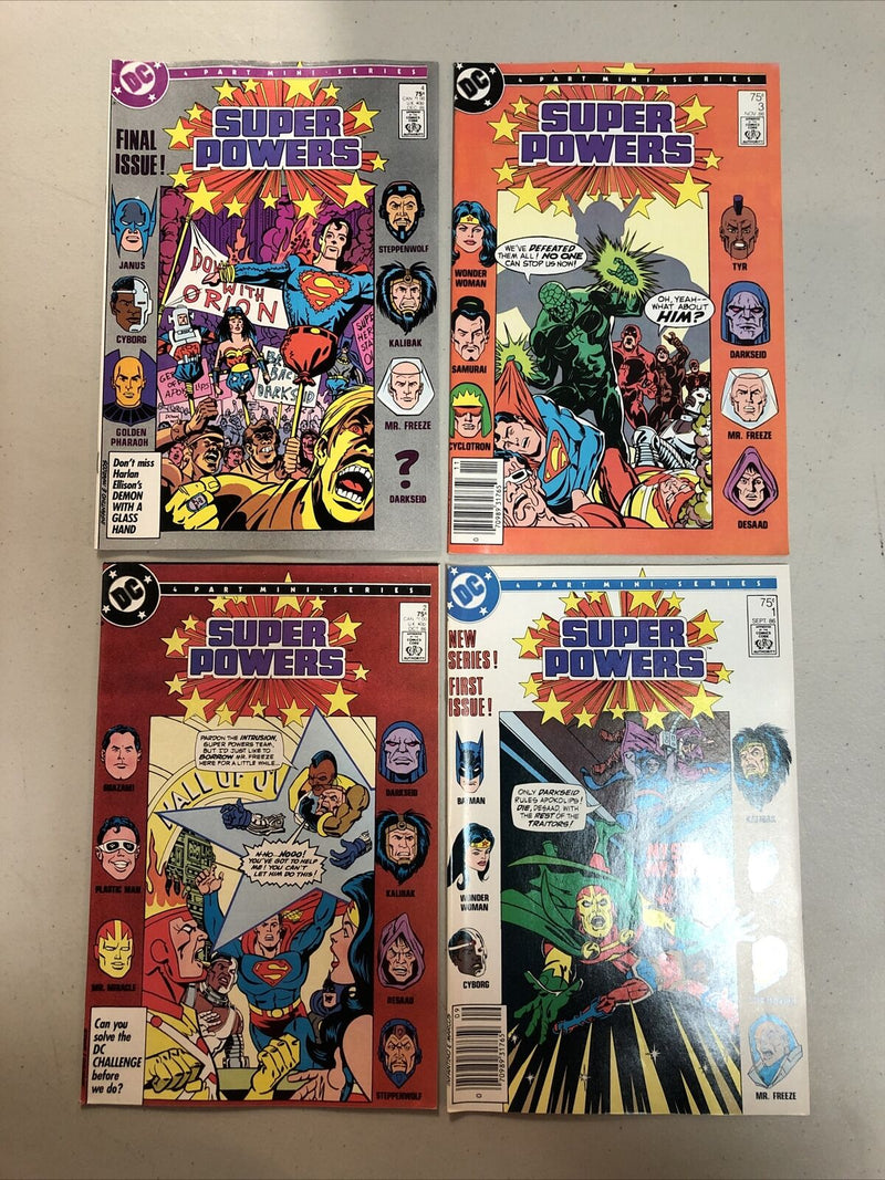 Super Powers Lot 3 series (VF/NM) Complete Sets Darkseid Batman Wonder Woman DC