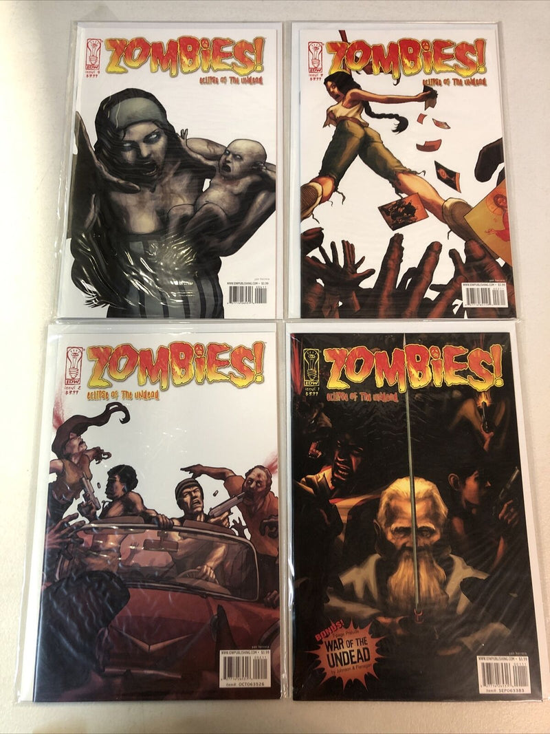 Zombies! Feast (2006) #1-5 + Eclipse Of The Undead #1-4 VF/NM Complete Sets IDW
