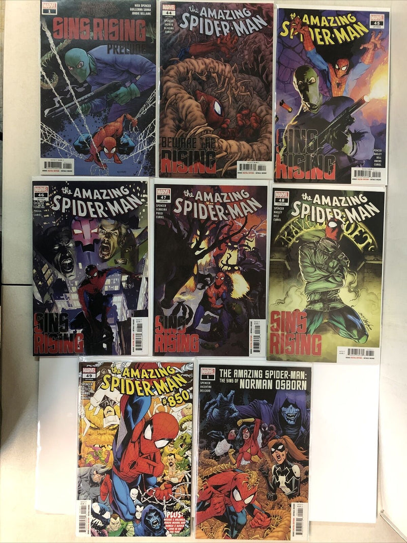 The Amazing Spider-Man: Sins Rising (2020) Prelude # 1 & # 44-49 & # 1 (VF/NM)