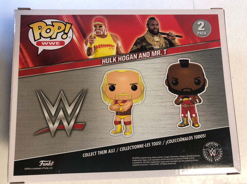 Funko Pop ! WWE (2020) 2-Pack Hulk Hogan and Mr. T