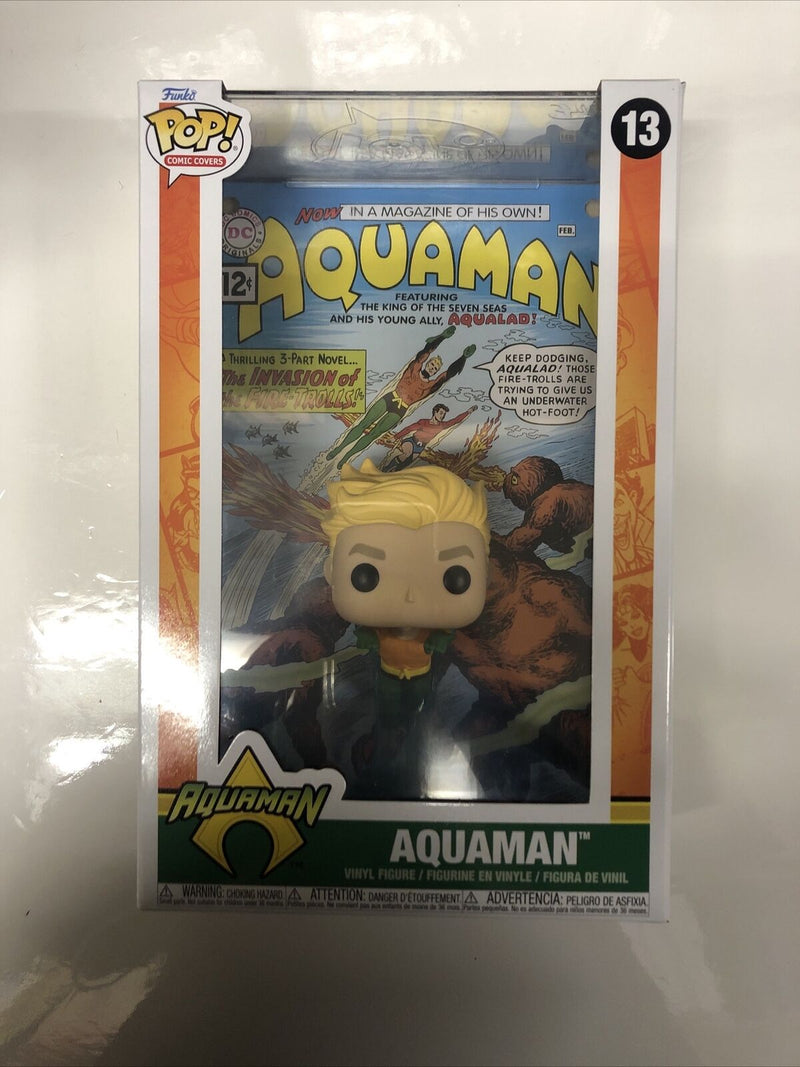 Funko Pop! Comic Book Cover with case: DC Comics - Aquaman