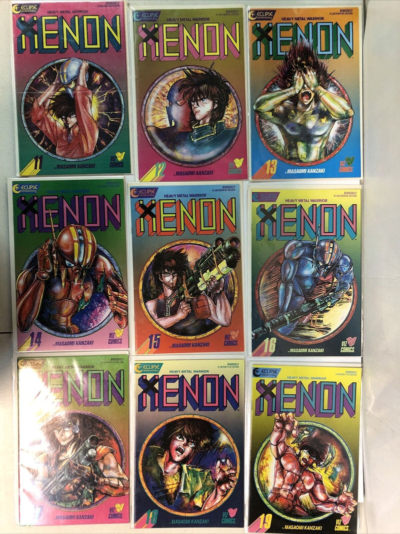 Heavy Metal Warrior Xenon (1987) Complete Set