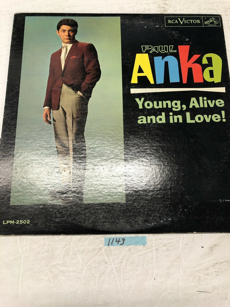 Paul Anka  Young Alive And In Love Vinyl  LP Album